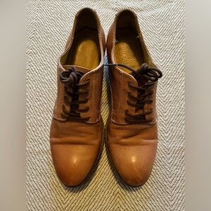 Frye Brown Leather Women's Carson Oxfords